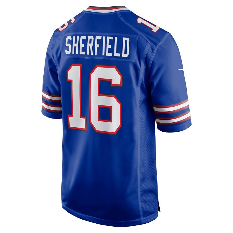 Men's Buffalo Bills Trent Sherfield Nike Royal Game Player Jersey - Image 3