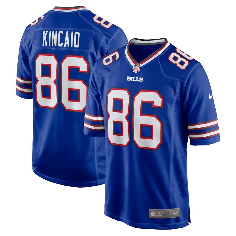 Men's Buffalo Bills Dalton Kincaid Nike Royal 2023 NFL Draft First Round Pick Game Jersey - Image 4