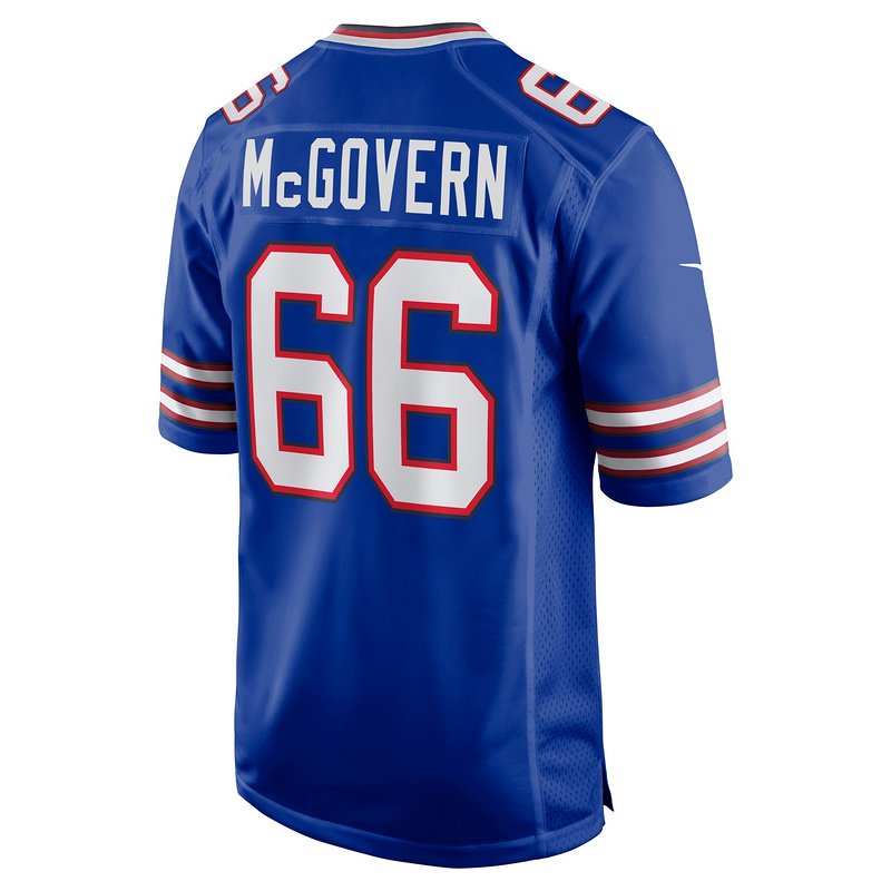 Men's Buffalo Bills Connor McGovern Nike Royal Game Player Jersey - Image 3