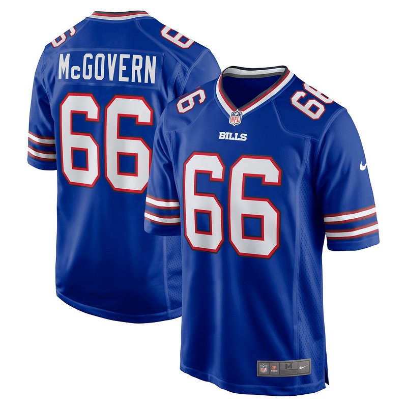 Men's Buffalo Bills Connor McGovern Nike Royal Game Player Jersey - Image 4