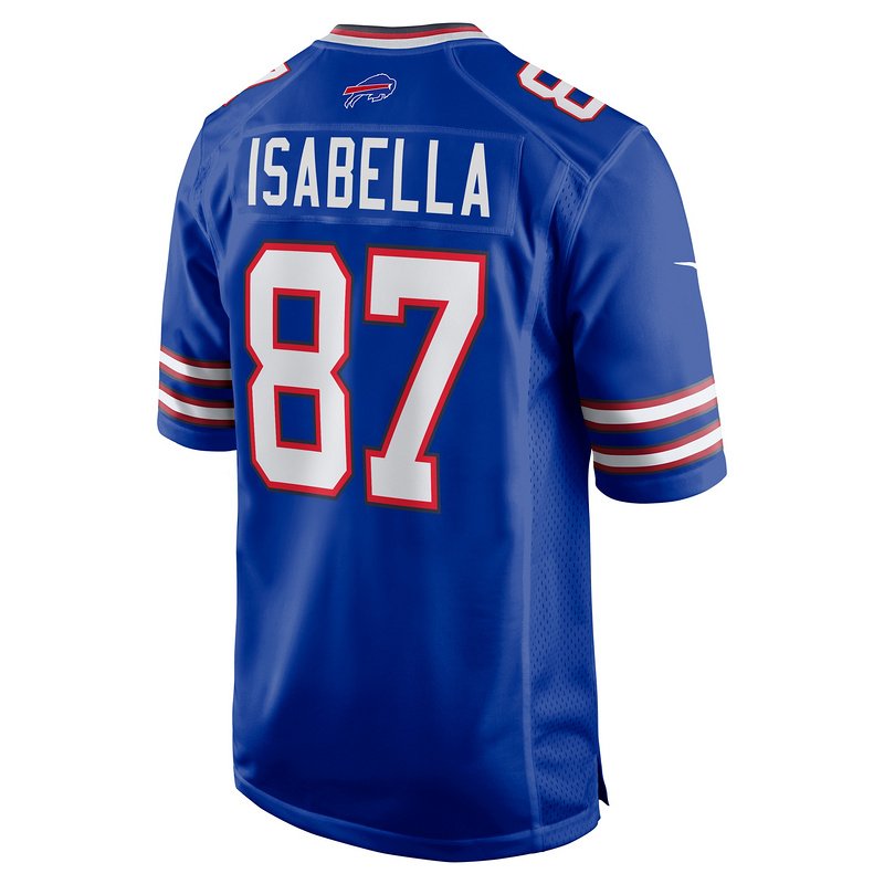 Men's Buffalo Bills Andy Isabella Nike Royal Team Game Jersey - Image 3