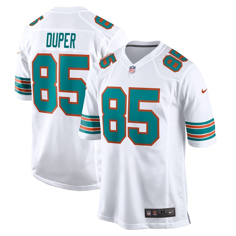 Men's Miami Dolphins Mark Duper Nike White Retired Player Jersey - Image 4