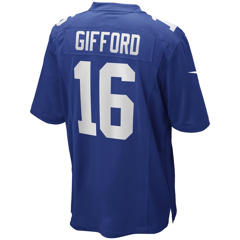 Men's New York Giants Frank Gifford Nike Royal Game Retired Player Jersey - Image 3