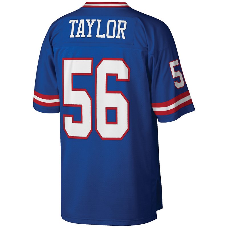 Men's Lawrence Taylor Mitchell & Ness Royal Big & Tall 1986 Retired Player Replica Jersey - Image 3