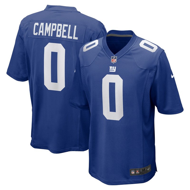Men's New York Giants Parris Campbell Nike Royal Game Jersey - Image 4