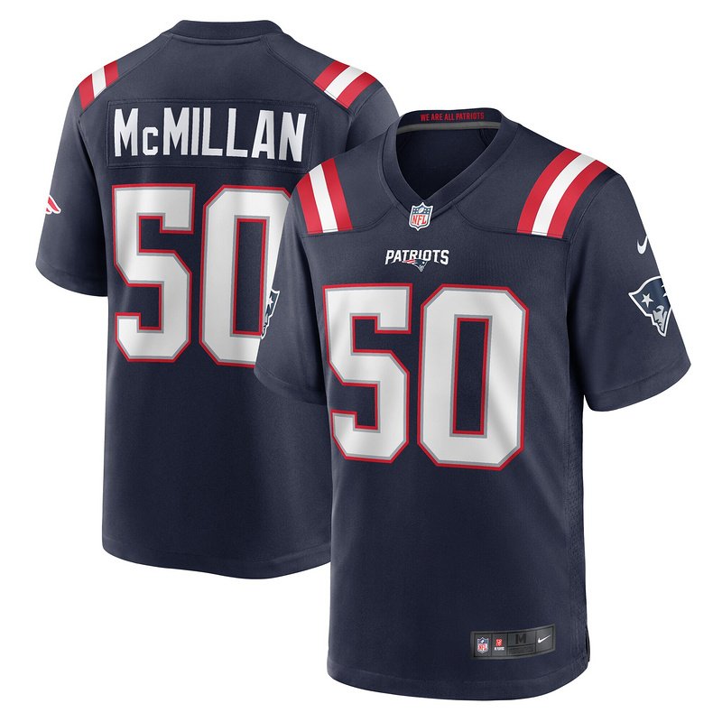 New England Patriots Raekwon McMillan Nike Navy Home Game Player Jersey - Image 4