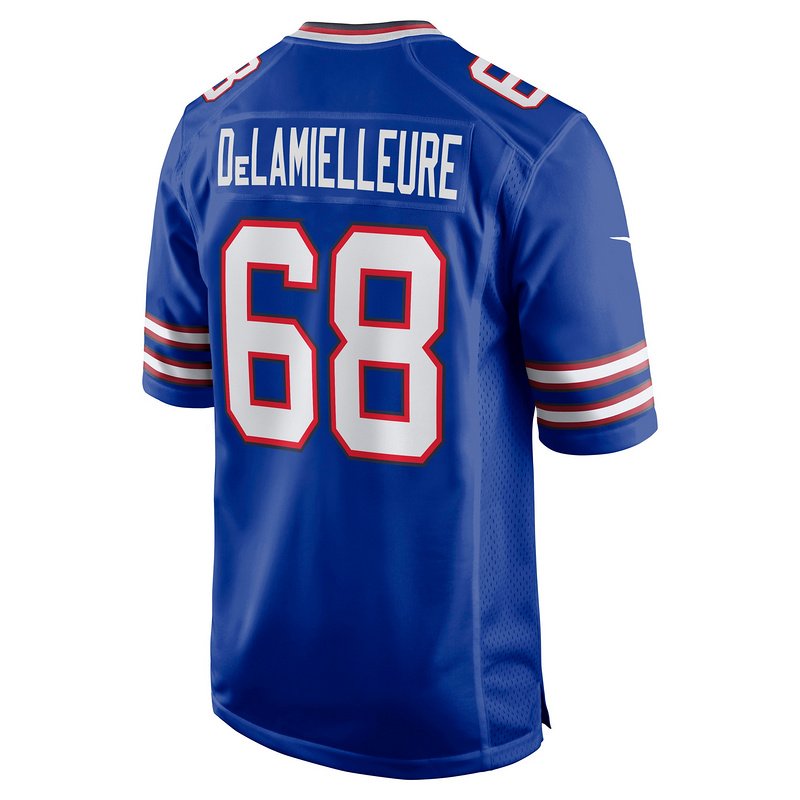 Men's Buffalo Bills Joe DeLamielleure Nike Royal Game Retired Player Jersey - Image 3