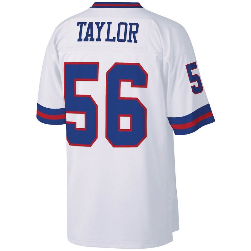 Men's New York Giants Lawrence Taylor Mitchell & Ness White Legacy Replica Jersey - Image 3