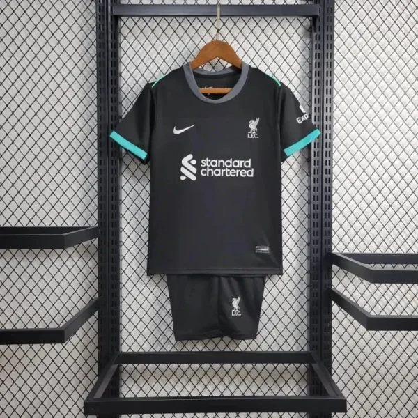 Liverpool Football Jersey Away Kids Kit Jersey+Shorts 2024/25