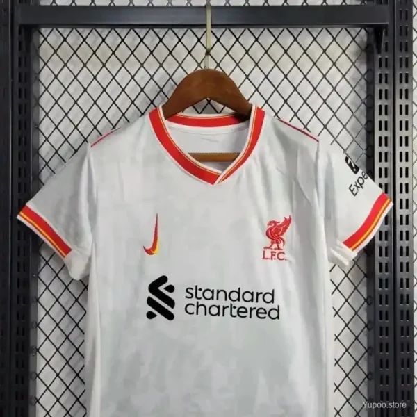 Liverpool Football Jersey Third Away Kids Kit Jersey+Shorts 2024/25 - Image 4