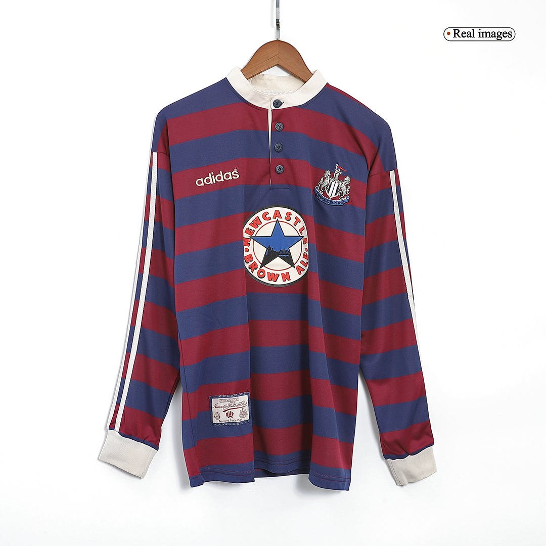 1995/96 Newcastle United Retro Jersey Long Sleeve Away - Image 7