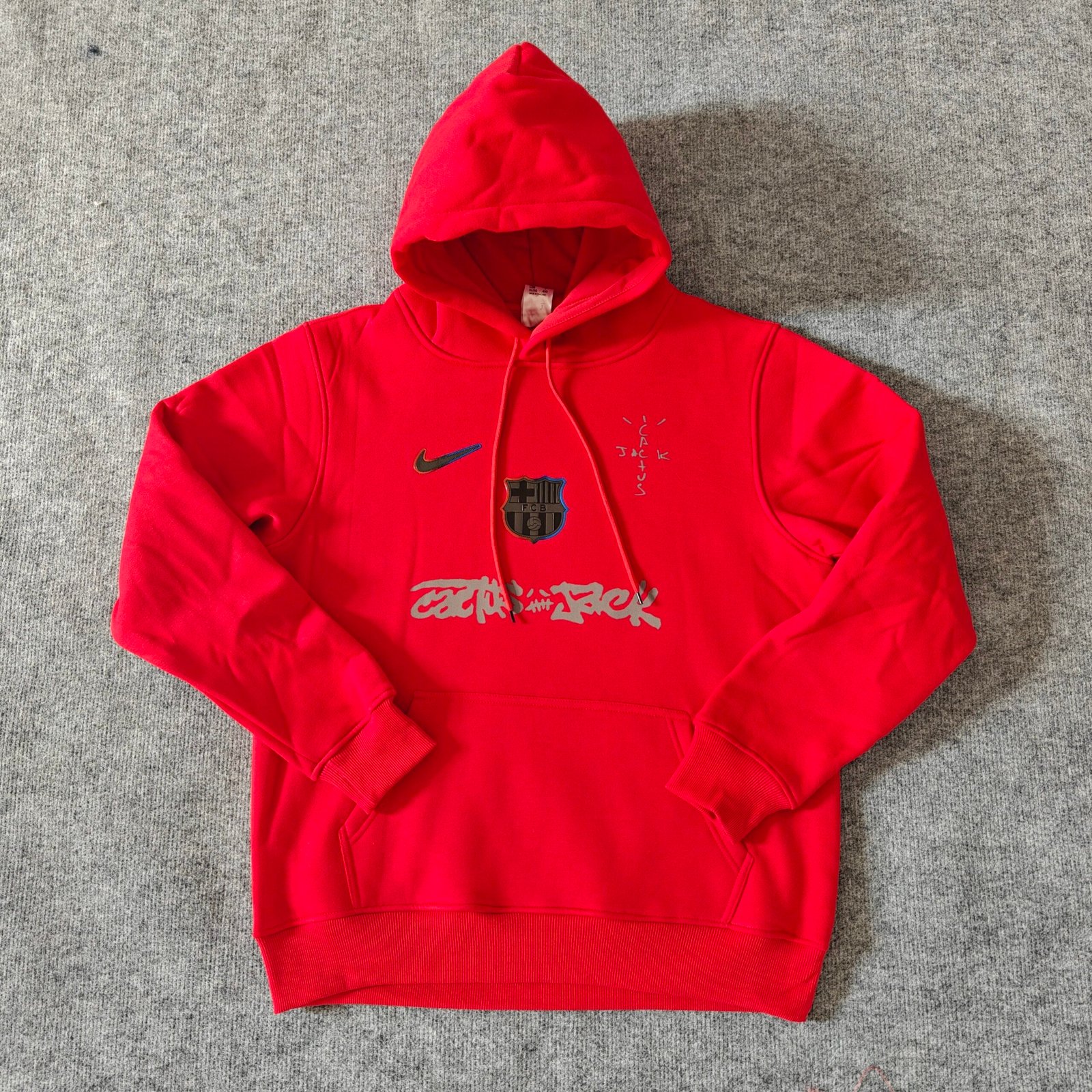 2025/26 Barcelona Travis Scott Hoodie Jacket - Image 5