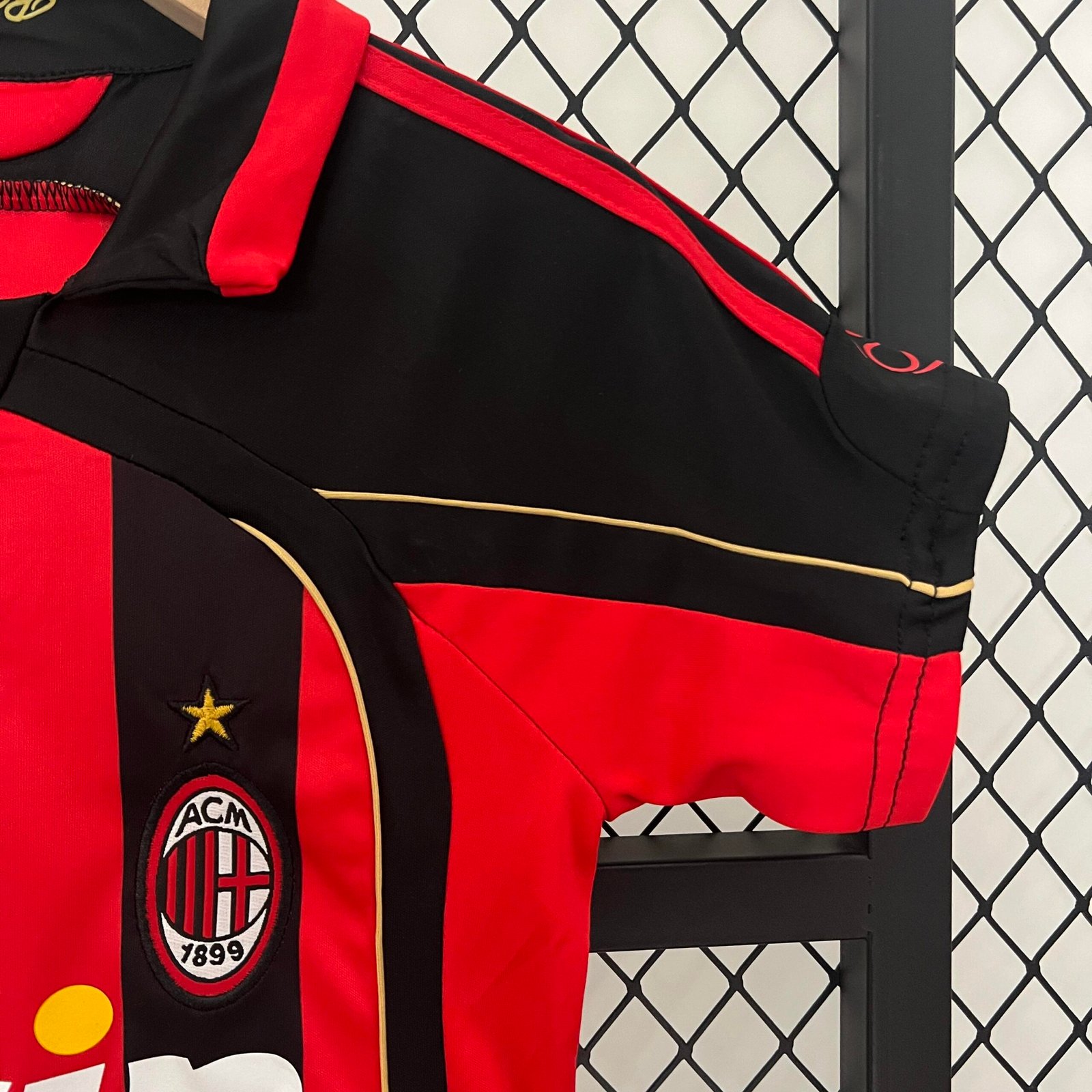 2006/07 AC Milan Home Retro Kids Jersey - Image 5