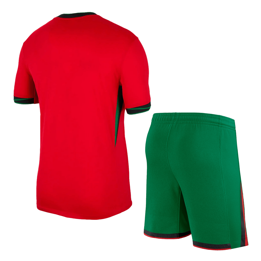 2024 Euro Portugal Home Kit(Jersey+Shorts) - Image 2