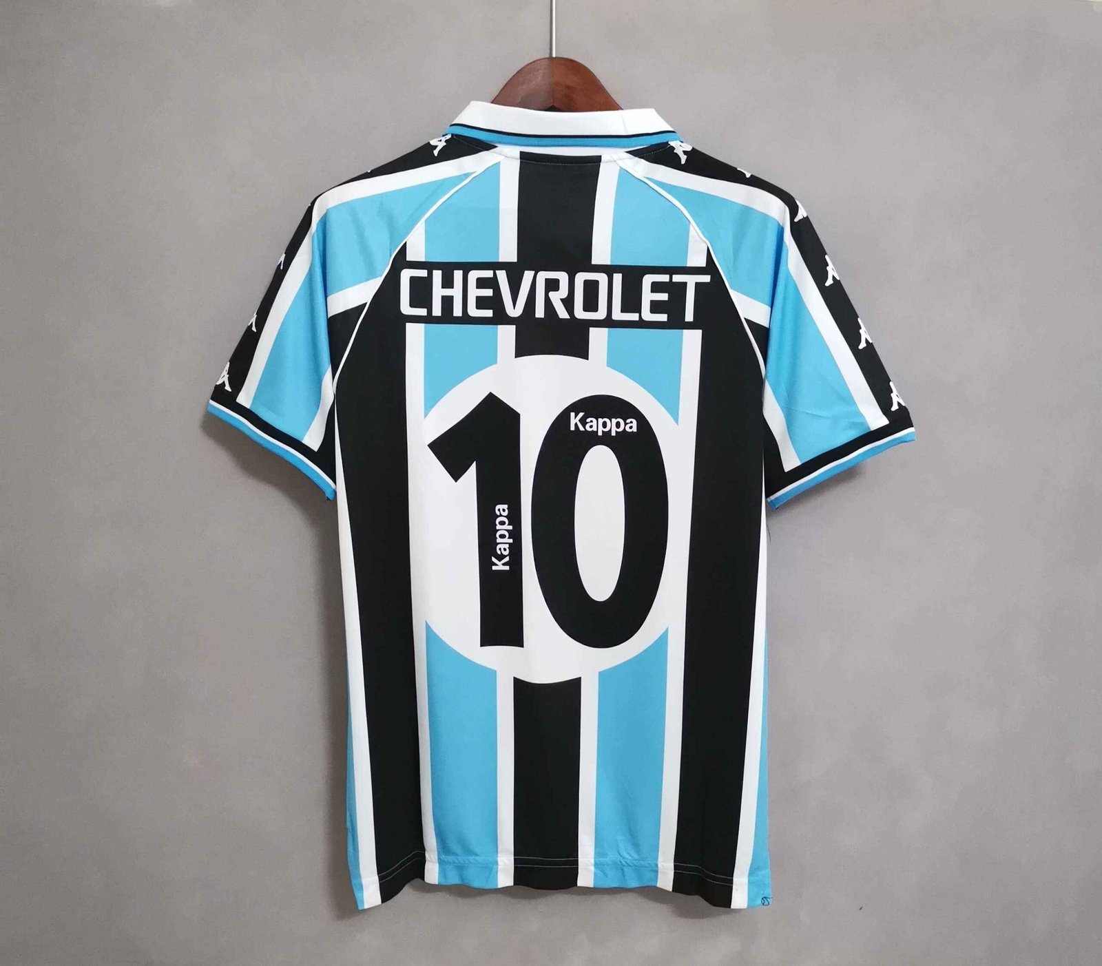 2000/01 Grêmio FBPA Home Retro Jersey - Image 3
