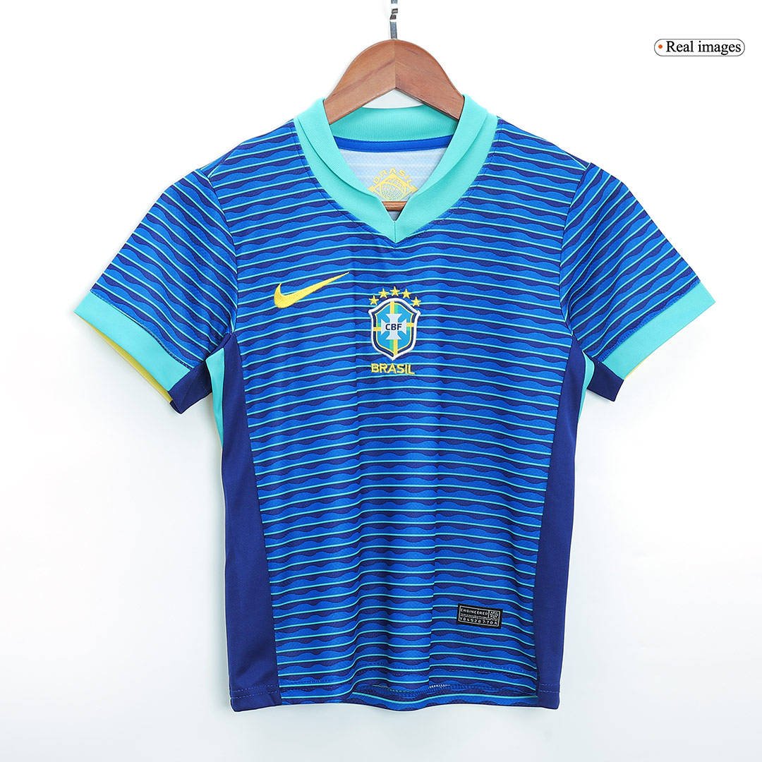 2024 Copa America Brazil Away Kids Jersey - Image 2