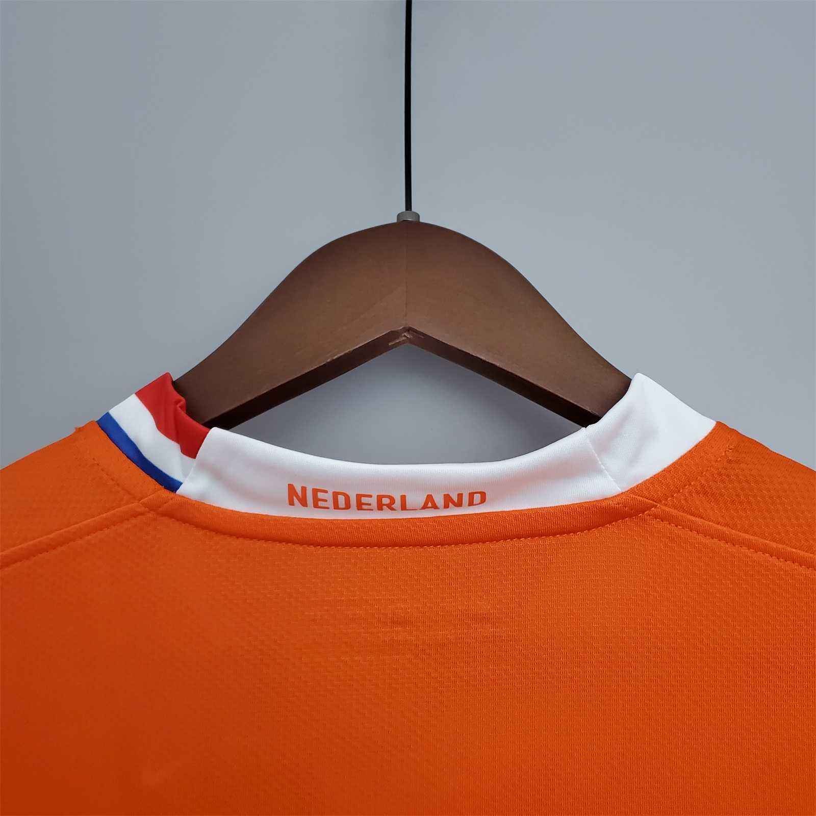 Netherlands Retro Jersey Home 2008 - Image 9
