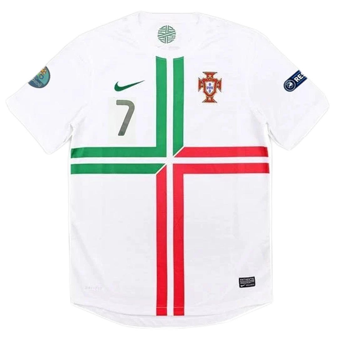 Portugal Ronaldo #7 Retro Jersey Away Replica Euro Cup 2012 - Image 2