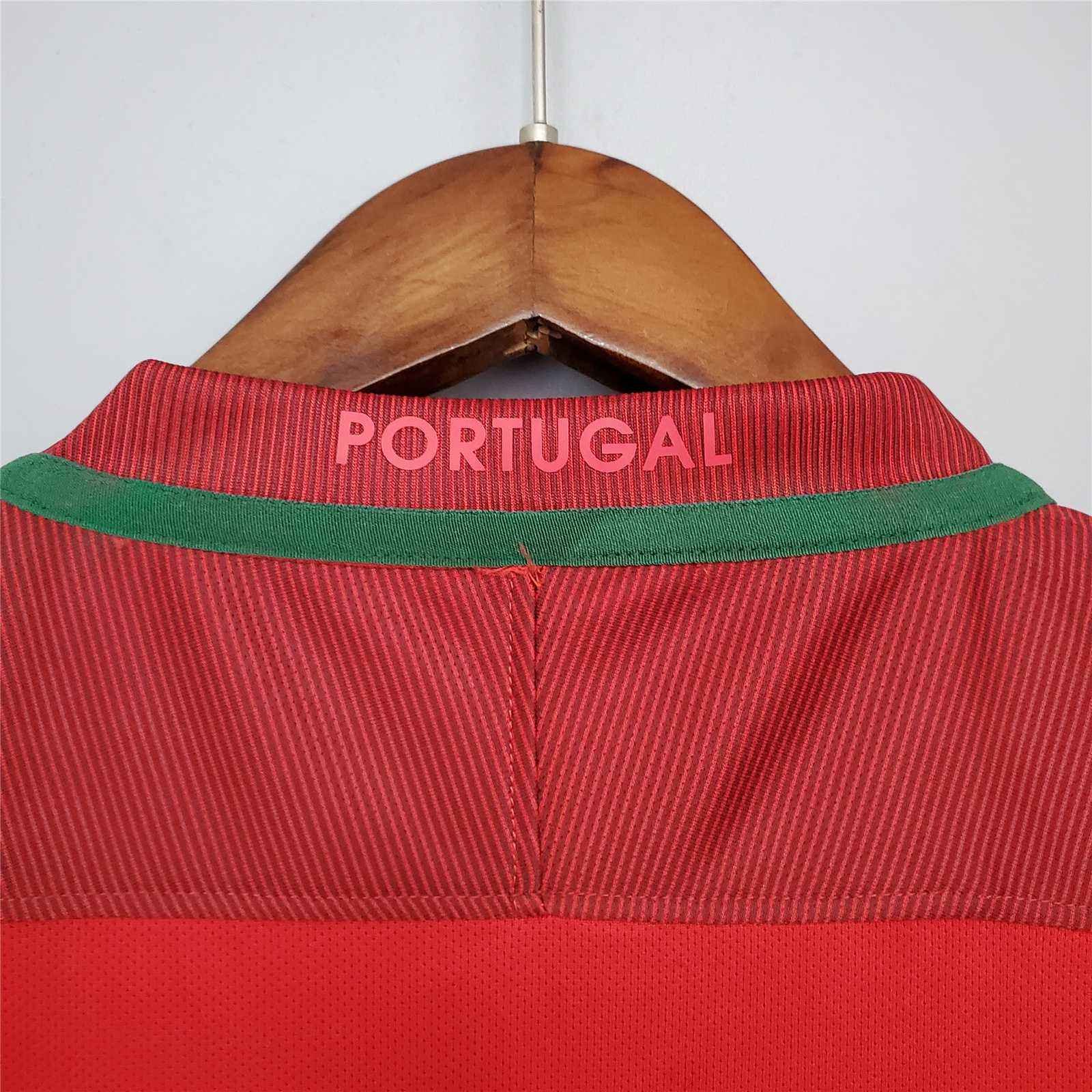 Portugal Retro Jersey Home Euro Cup 2016 - Image 11