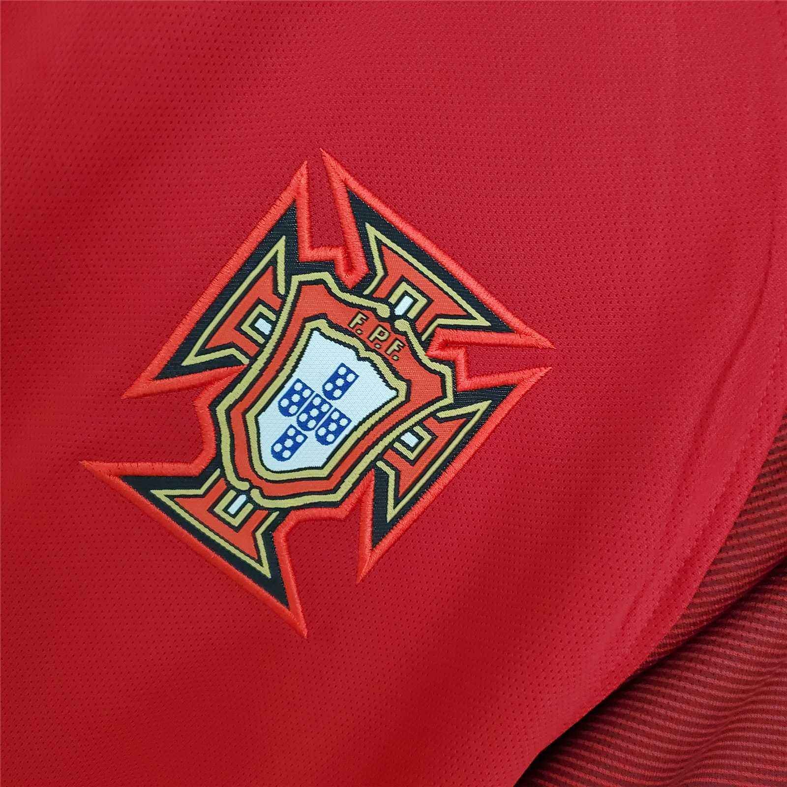 Portugal Retro Jersey Home Euro Cup 2016 - Image 6