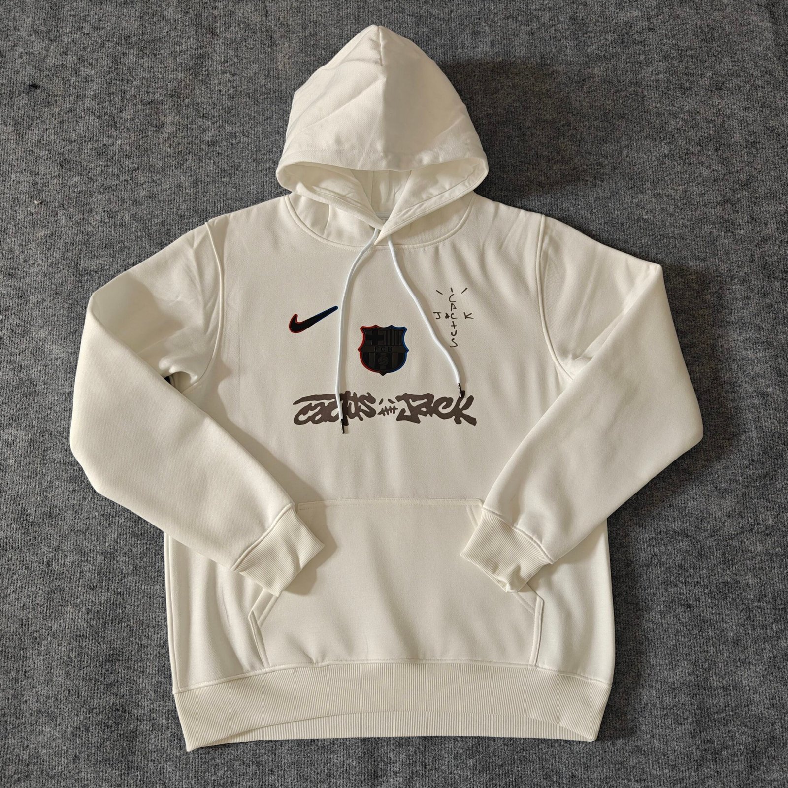 2025/26 Barcelona Travis Scott Hoodie Jacket - Image 2