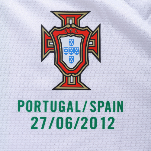 Portugal Ronaldo #7 Retro Jersey Away Replica Euro Cup 2012 - Image 5
