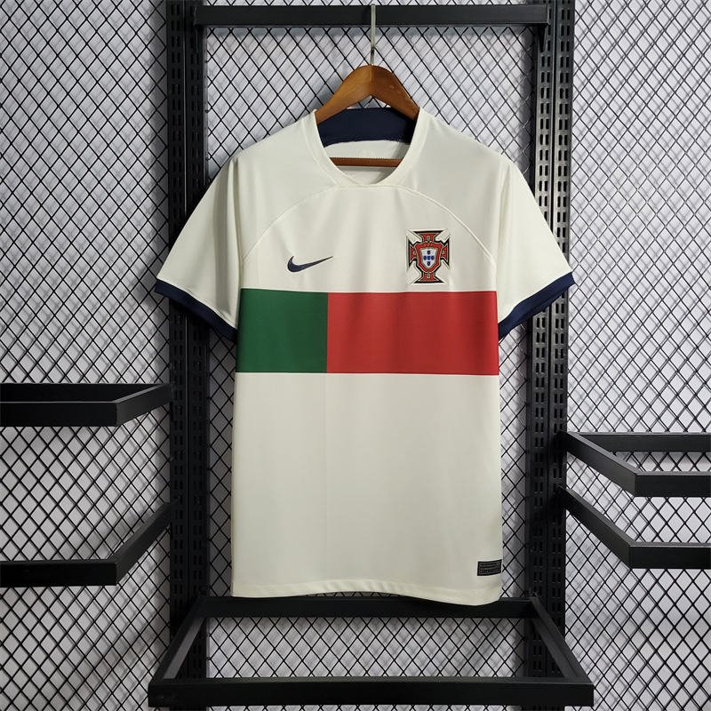 2022 World Cup Portugal Away Soccer Jersey Replica