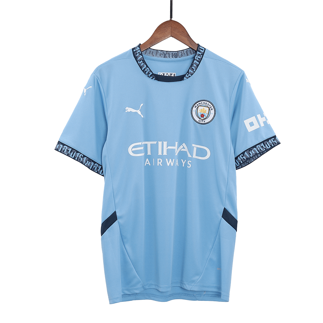 2024/25 Manchester City Home Kit(Jersey+Shorts) - Image 2