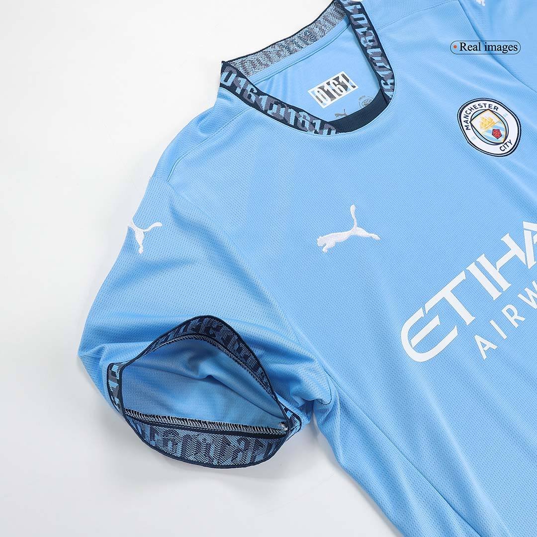 2024/25 Manchester City Home Kit(Jersey+Shorts) - Image 10