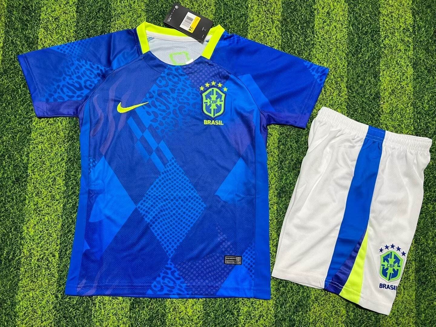 2025/26 Brazil Away Kids Jersey