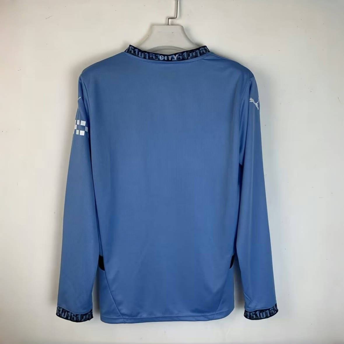 2024/25 Manchester City Home Long Sleeve Jersey - Image 4