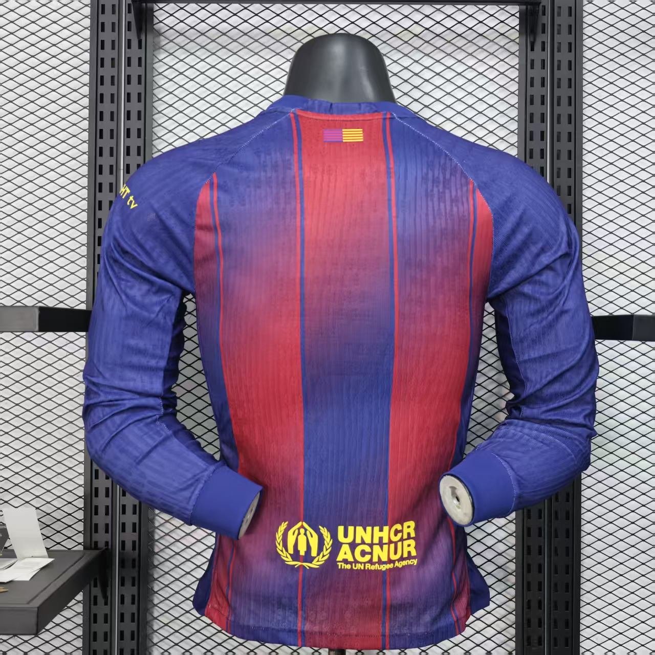 2025/26 Barcelona Home Jersey Player Version Long Sleeve - Image 12
