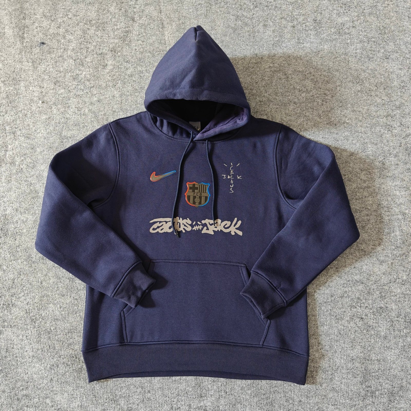 2025/26 Barcelona Travis Scott Hoodie Jacket - Image 7