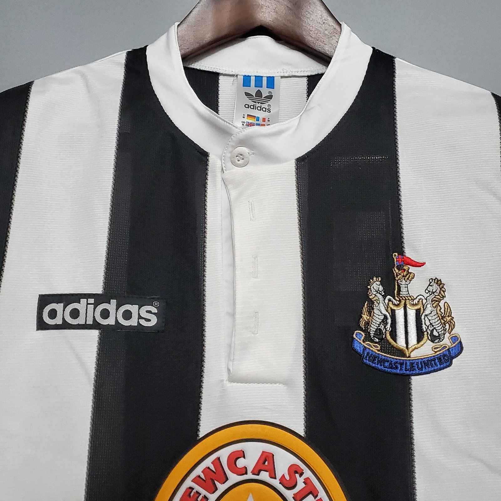 1995/97 Newcastle United Retro Jersey Home - Image 3