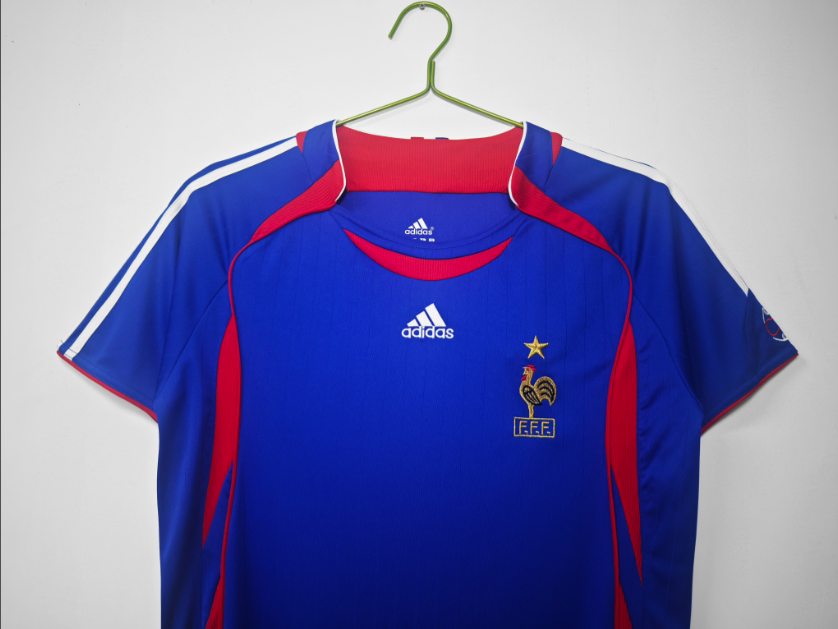 2006 World Cup France Retro Jersey Home - Image 4