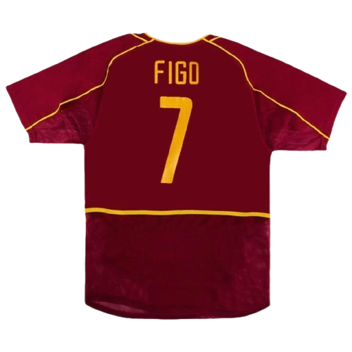 Portugal Retro Jersey Home World Cup 2002 - Image 3