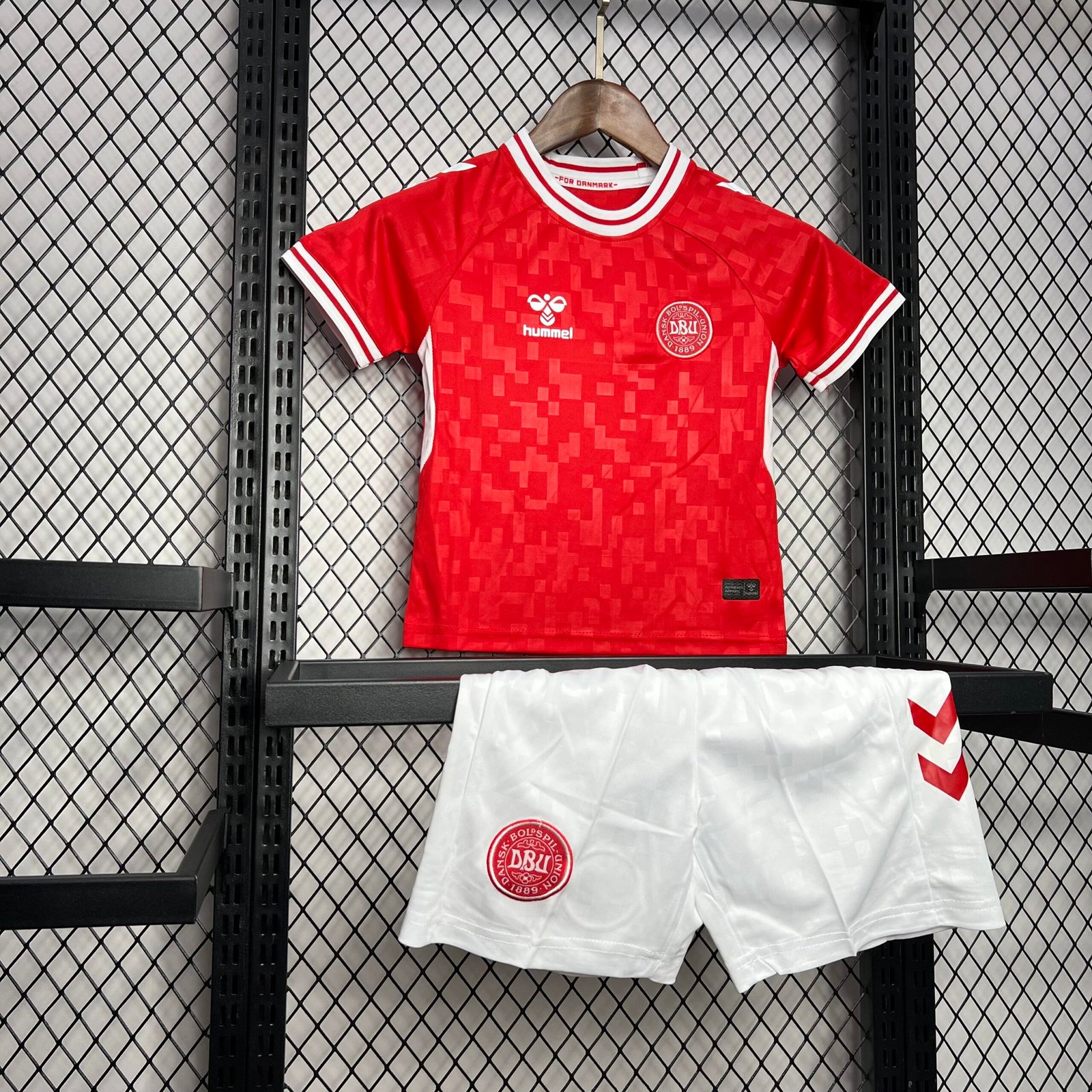 2024 Denmark Home Kids Jersey Euro - Image 6