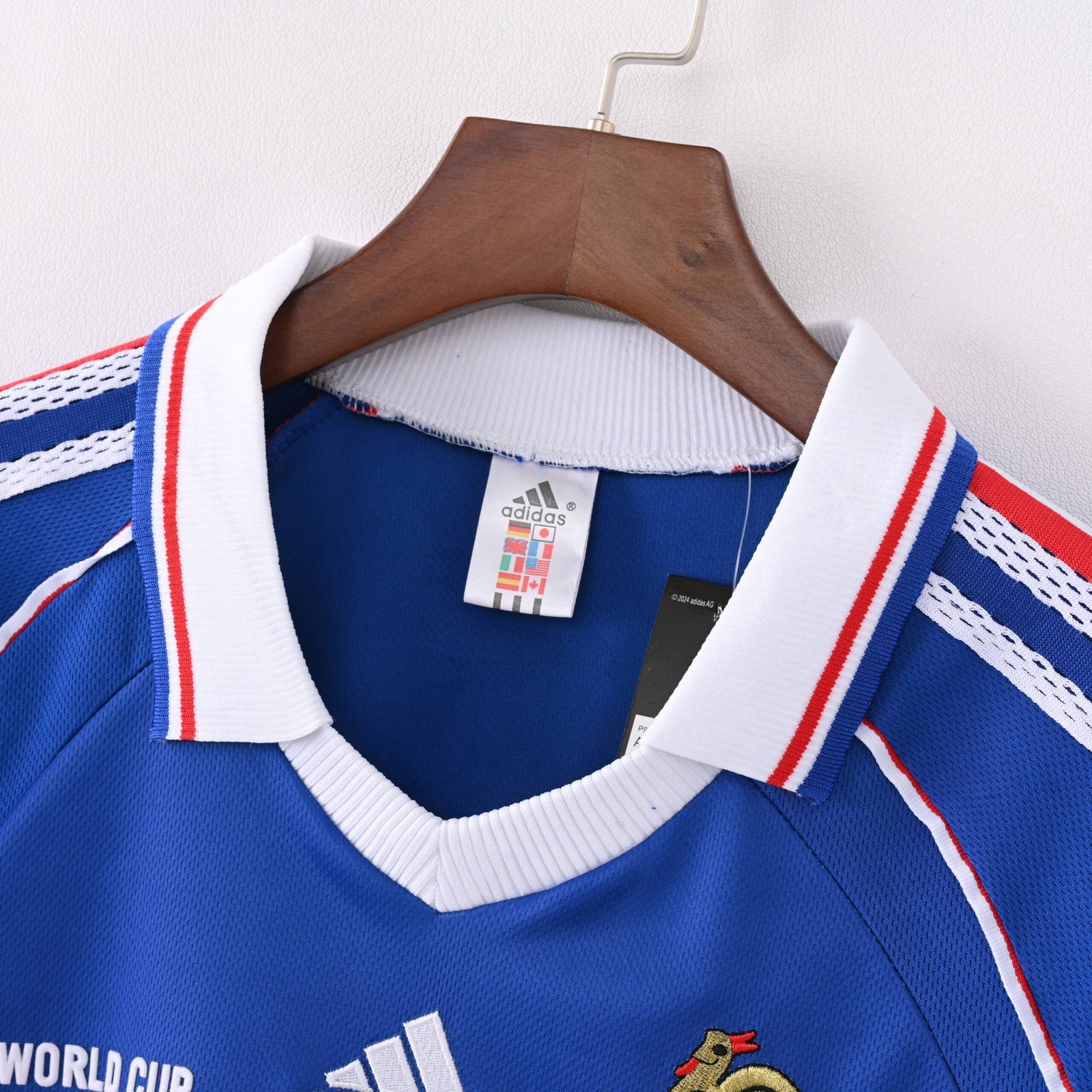 1998 World Cup France Home Retro Jersey Final - Image 4