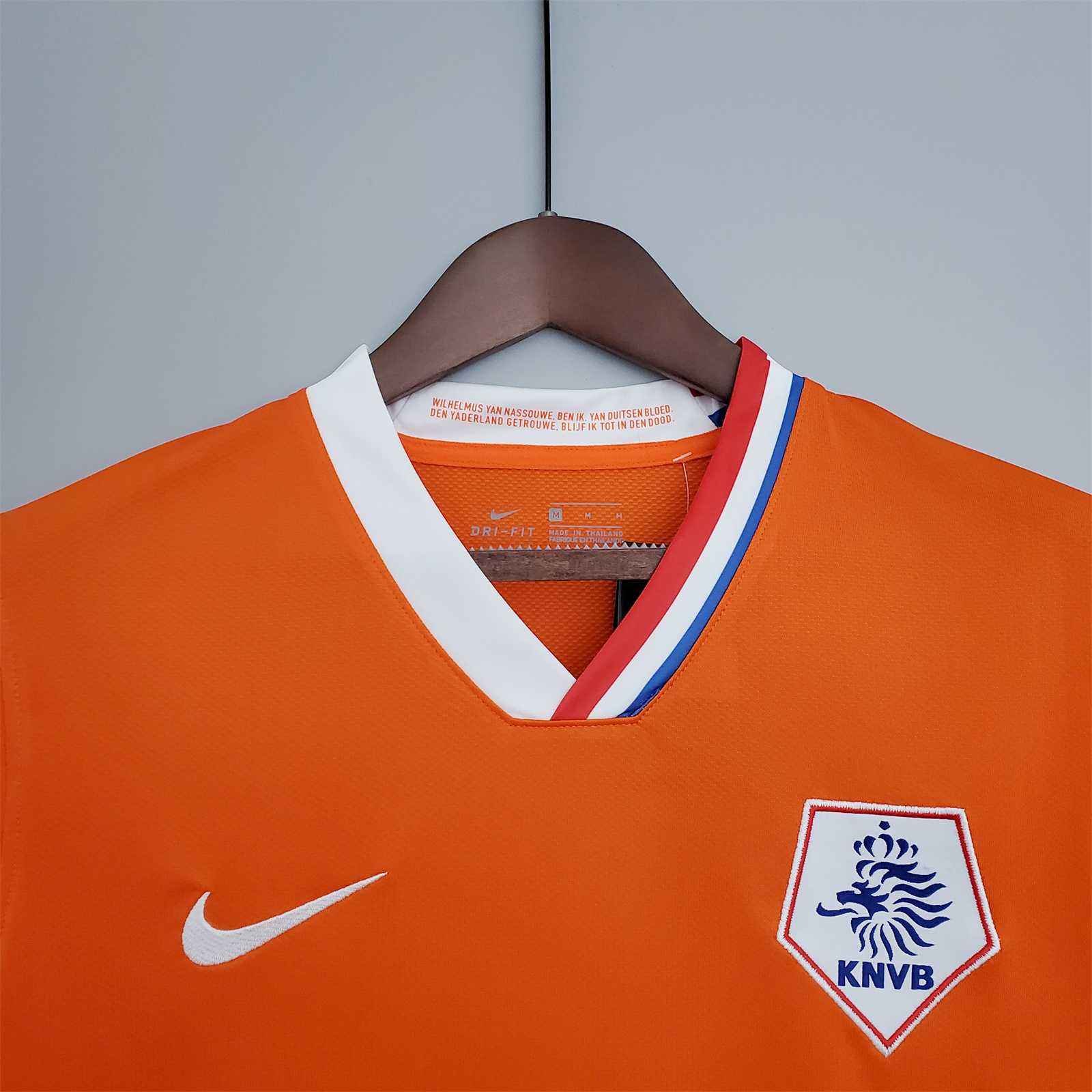 Netherlands Retro Jersey Home 2008 - Image 5