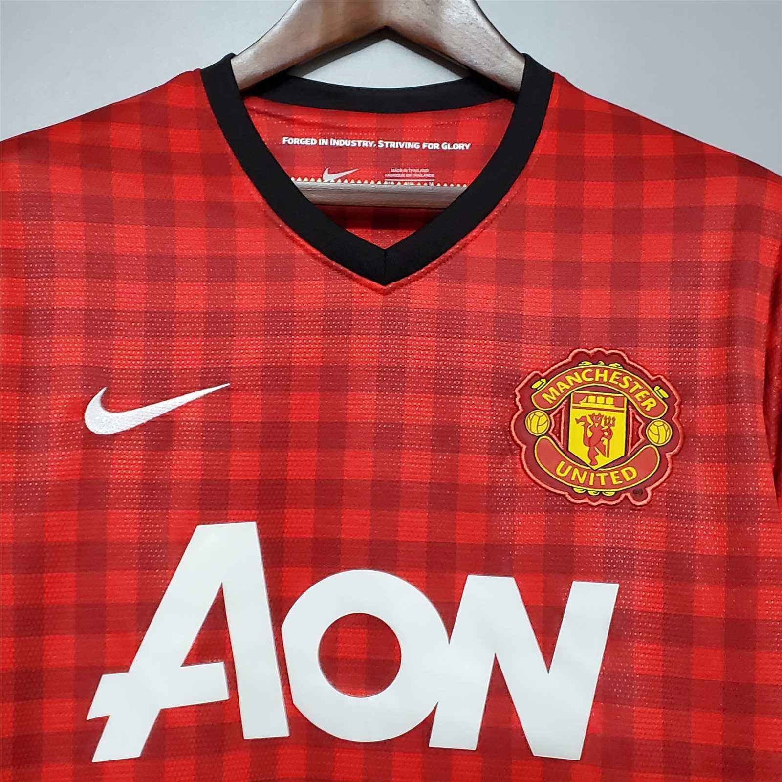 2012/13 Manchester United Retro Jersey Home - Image 3