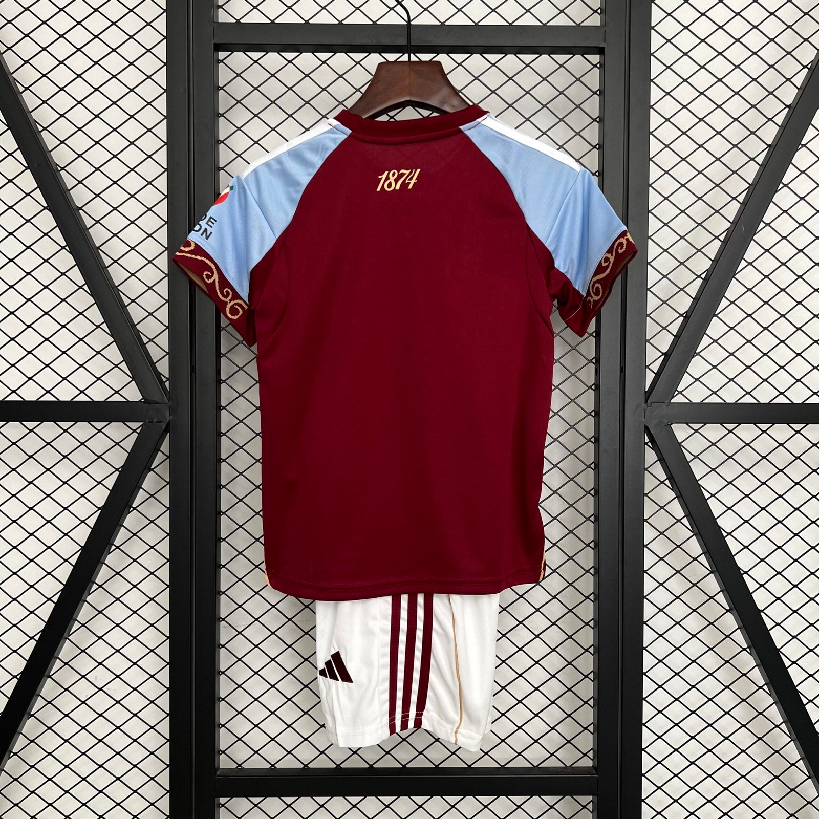 2025/26 Aston Villa Home Kids Jersey - Image 2