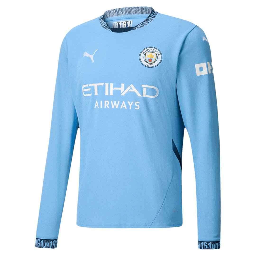 2024/25 Manchester City Home Long Sleeve Jersey