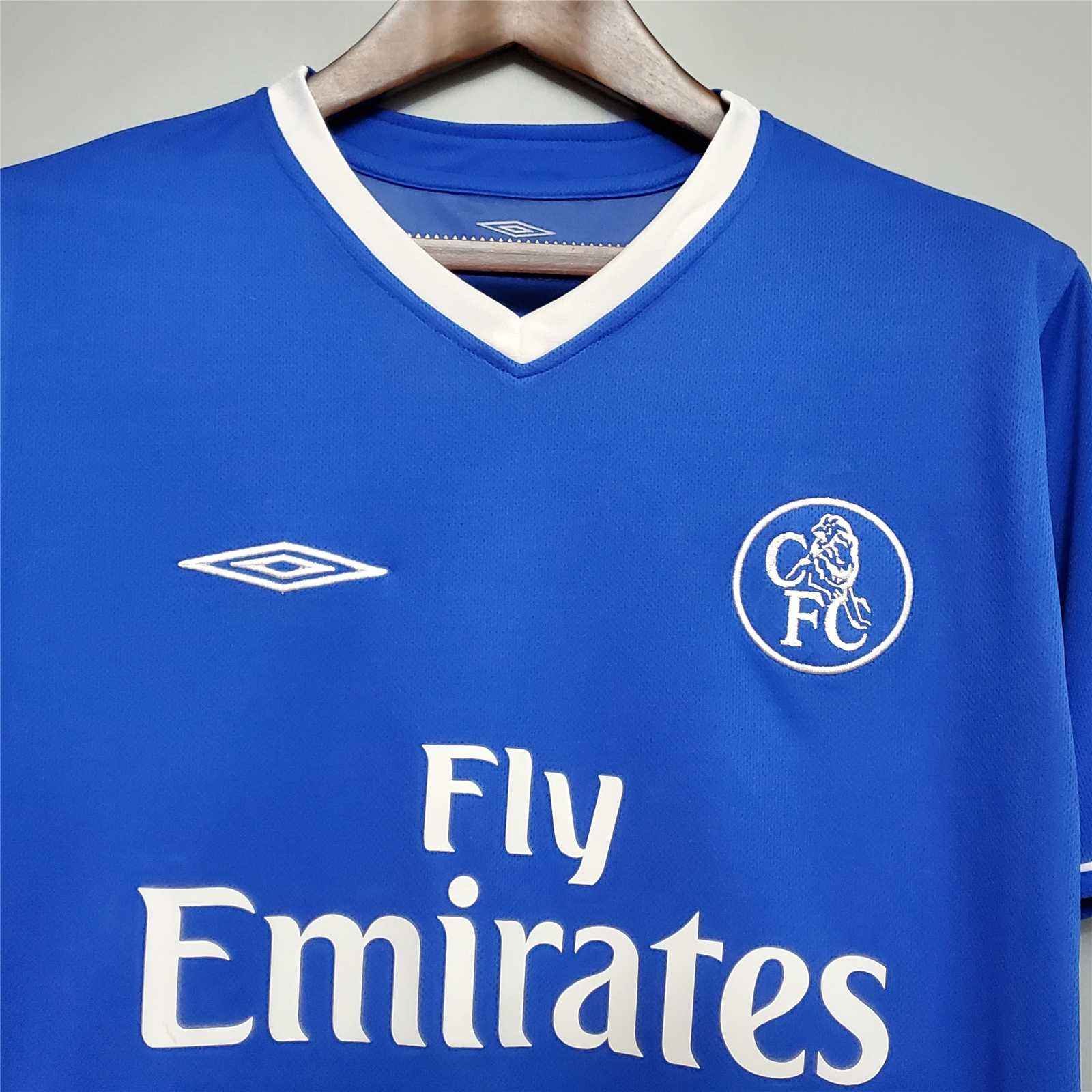 2003/05 Chelsea Retro Jersey Home Replica - Image 3