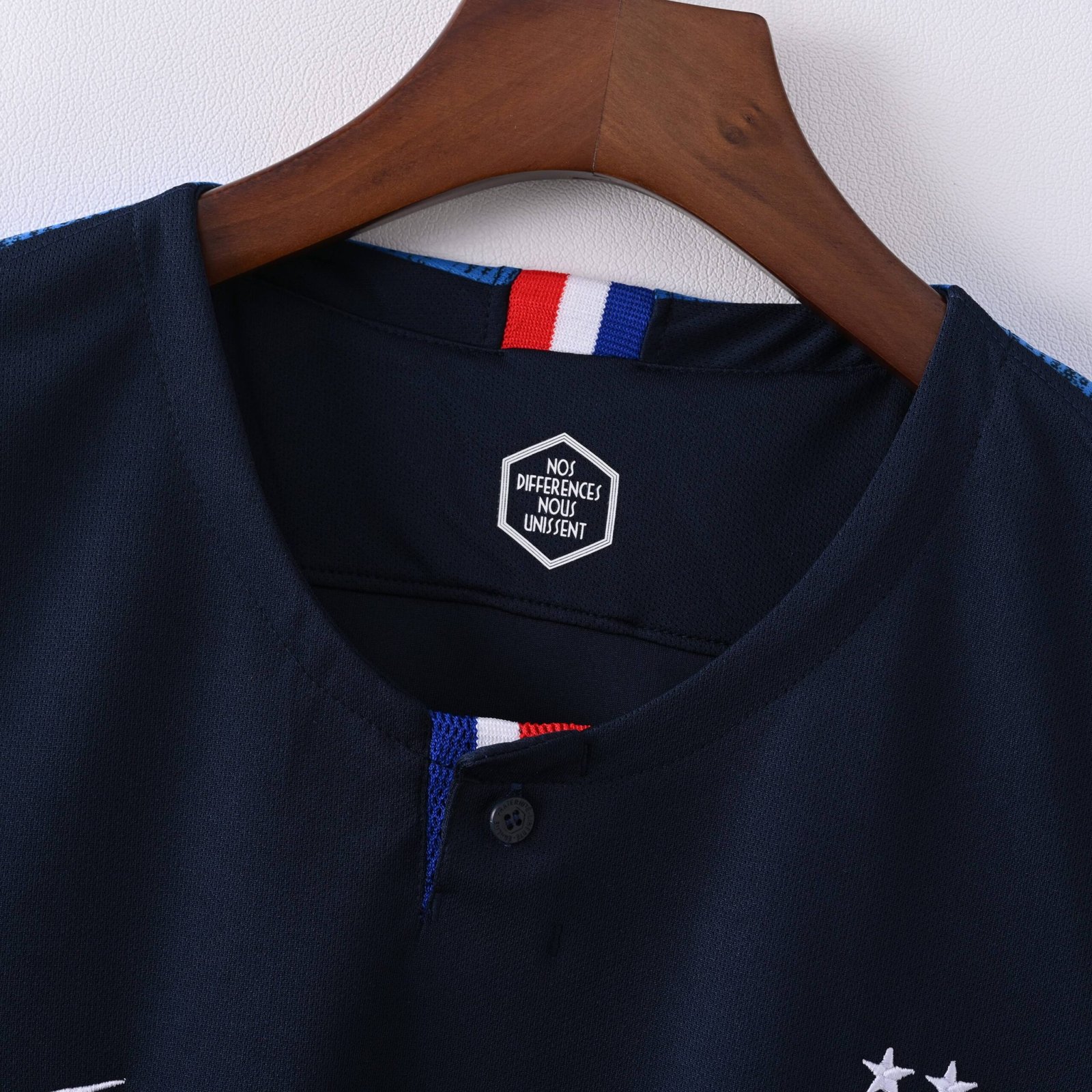 2018 France World Cup Champion 2 Stars Home Retro Jersey - Image 4