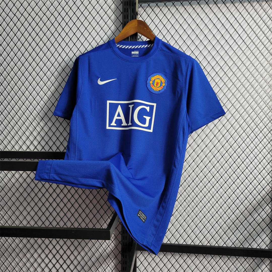 2008/09 Manchester United Retro Jersey Second Away - Image 7
