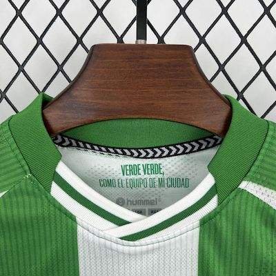 2025/26 Real Betis Home Kids Jersey - Image 6