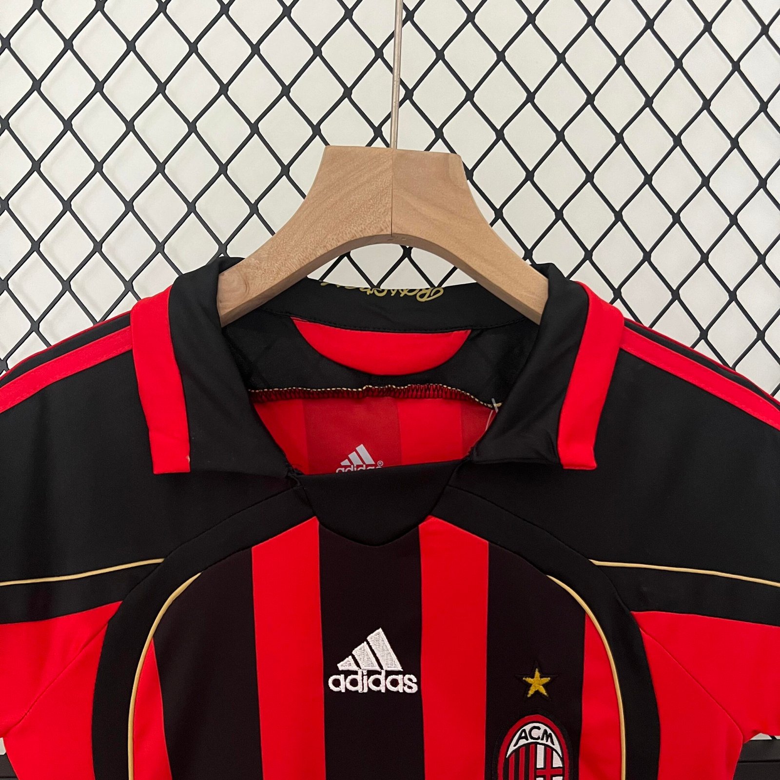 2006/07 AC Milan Home Retro Kids Jersey - Image 4