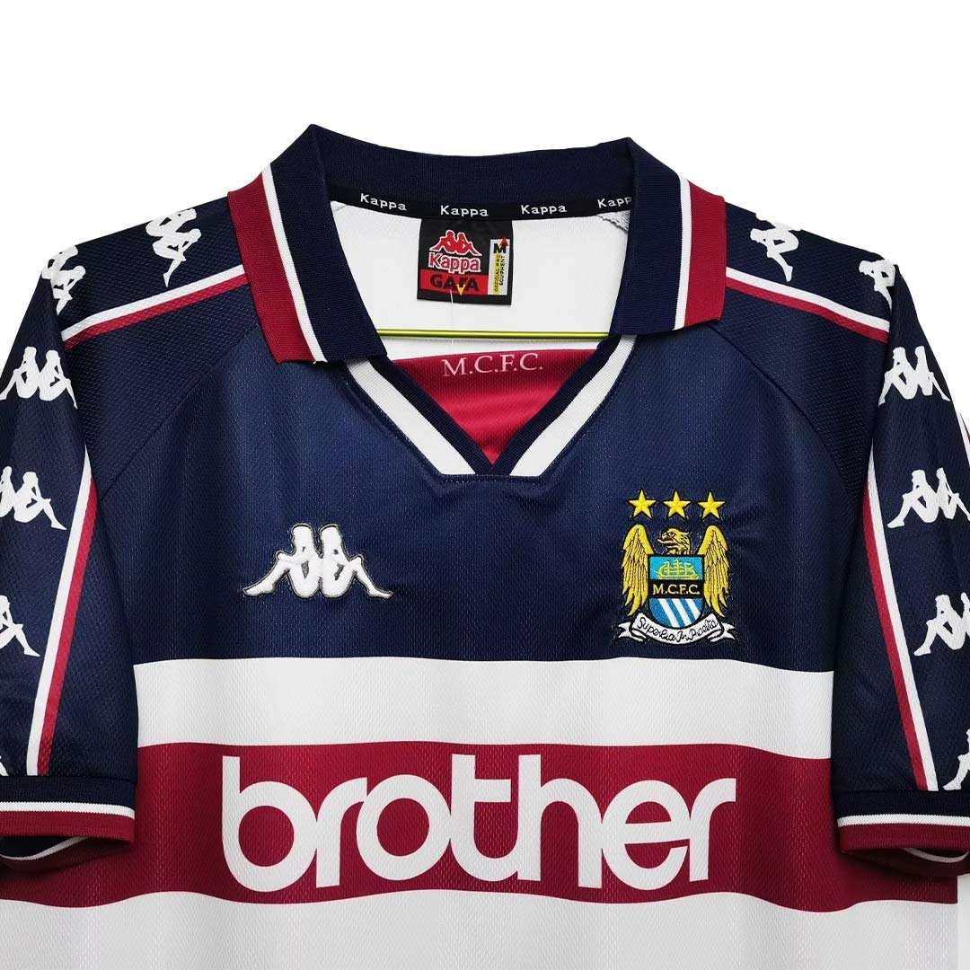1997/98 Manchester City Retro Away Jersey - Image 6