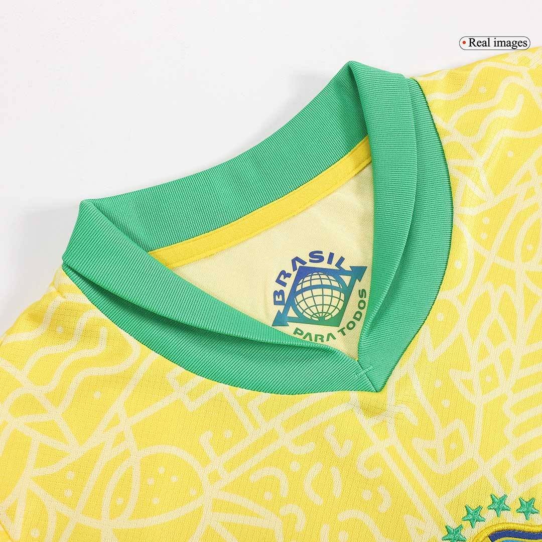 2024 Copa America Brazil Home Kids Jersey - Image 4