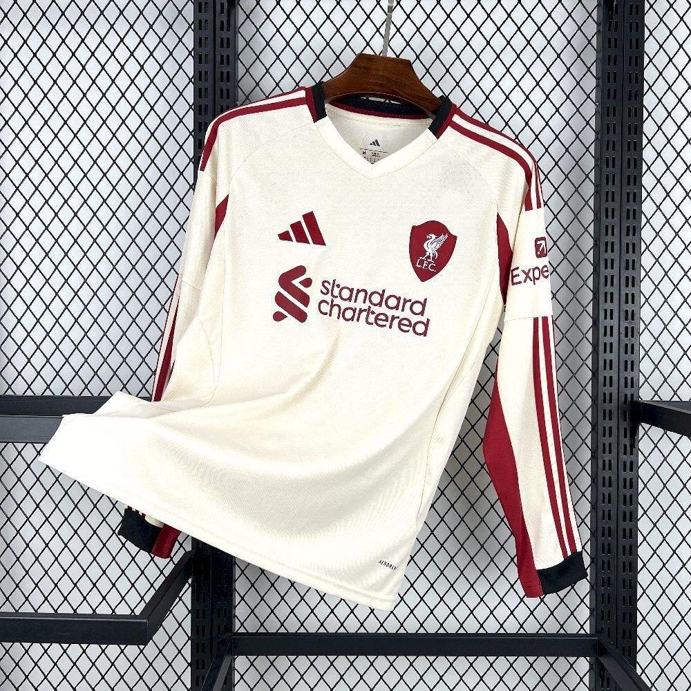 2025/26 Liverpool Away Jersey Long Sleeve